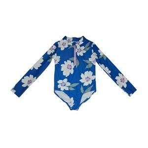 NWT Carter's Girls Full Zip Swimsuit 6/6x